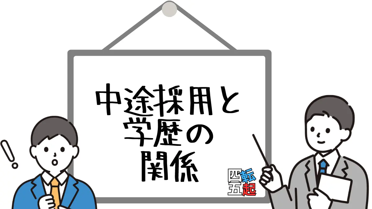 転職に学歴は関係ない？学歴に自信がない人が転職で勝つための考え方